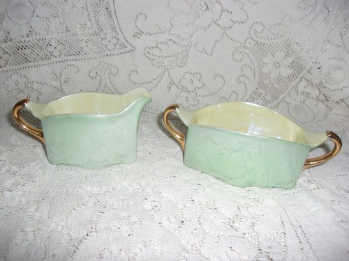 Vtg lusterware light green - lusterware,